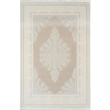 Royal Halı Vintage VH01A Krem Vizon Akrilik Yumuşak Dokulu Klasik Göbekli Halı