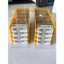 Tabaş 10 Adet DCMT11T308 DCMT32.52 VP15TFV Veya DCMT11T304 DCMT32.51 VP15TF Karbür Ek Parçası Ekleme Cnc Aracı