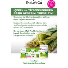 TheLifeCo Yeşil Sebzeler İçecek Tozu (Green Blend) 4g x 15 Adet Şase