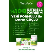 TheLifeCo Yeşil Sebzeler İçecek Tozu (Green Blend) 4g x 15 Adet Şase