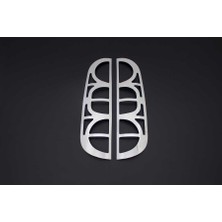 S-Dizayn Fiat Doblo Krom Stop Çerçevesi 2 Prç 2006-2010