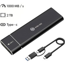 Npo DK01 Nvme M.2 1000/900MB/S 2tb Usb-A/type-C Kablosuz Taşınabilir Harici SSD