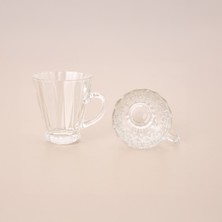 Glass In Love 6'lı Cam Kupa - Şeffaf - 180 ml