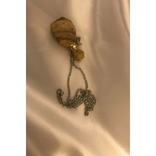 Jasper Kolye Doğal Taş Iksir Parfüm Şişe Kolye Jasper Yaşam Gücü