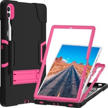 XFashion Samsung Galaxy Tab S9+ Robot Tarzı Tablet Kılıfı, Kickstand Çift Renkli Silikon+ Pc Tablet Kapak (Yurt Dışından)