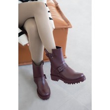Wolk Shoes Masha Su Geçirmez Düz Lastik Kadın Bot