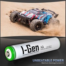 I-Gen Batteries I-Gen B135 16 Adet AA 2700 mAh Şarj Edilebilir Kalem Pil 1.2V Ni-MH Şarjlı Pil
