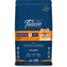 Felicia Hypoallergenic Somonlu Küçük Irk Düşük Tahıllı Yetişkin Köpek Maması 3kg - 5 Adet