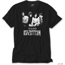Z Zeplin LED Zeppelin Group Siyah Tişört