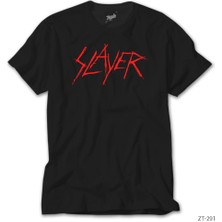 Z Zeplin Slayer Logo Siyah Tişört
