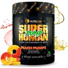 Alpha Lıon Superhuman Pump Pre Workout, Nootropic Caffeine & Stim Free, Nitric Oxide Booster, Muscle Gainer, Energy & Focus (42 Servings.