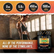 Alpha Lıon Superhuman Pump Pre Workout, Nootropic Caffeine & Stim Free, Nitric Oxide Booster, Muscle Gainer, Energy & Focus (42 Servings.