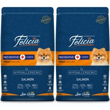 Felicia Hypoallergenic Somonlu Küçük Irk Düşük Tahıllı Yetişkin Köpek Maması 6kg - 2 Adet