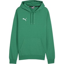 Puma Teamgoal Casuals Hoody Erkek Futbol Antrenman Sweatshirts 65861805 Yeşil