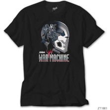 Z Zeplin Avengers War Machine Siyah Tişört