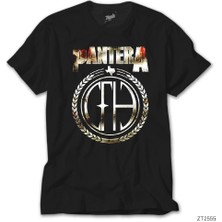 Z Zeplin Pantera Silver Since Siyah Tişört