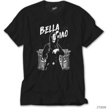 Z Zeplin La Casa De Papel Bella Siyah Tişört