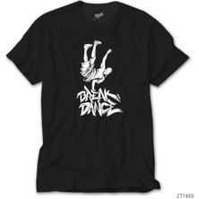 Z Zeplin Break Dance Siyah Tişört