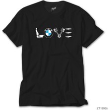 Z Zeplin Bmw Love Siyah Tişört