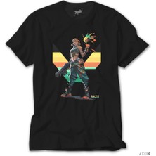 Z Zeplin Val. Raze Siyah Tişört