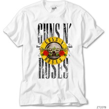 Z Zeplin Guns N Roses Skull Siyah Tişört