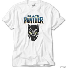 Z Zeplin Black Panther Style Beyaz Tişört