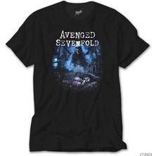 Z Zeplin Avenged Sevenfold Nightmare Siyah Tişört