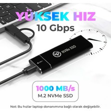 Npo DK01 Nvme M.2 1000/900MB/S 4tb Usb-A/type-C Kablosuz Taşınabilir Harici SSD