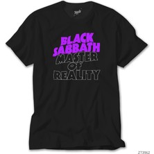 Z Zeplin Black Sabbath Paranoid Black Siyah Tişört