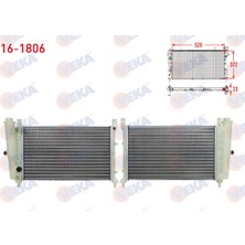 Veka Fiat Uno 70 1.4i Su Radyatörü Mekanik M-T 1994-2000 Arası 7578119 7732211 Sot