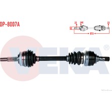 Veka Opel Corsa B 1.2i 16V Ön Sol Aks Komple 1993-2000 Arası Absli GP.OP-8007A Sot