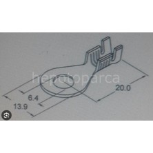 Skn-6 Kablo Ucu 1paket 150 Adet Sot