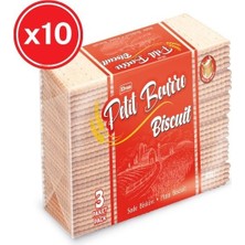 Elvan Petit Beurre Sade Bisküvi 400 gr. 10 Adet (1 Kutu)