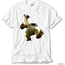 Z Zeplin Buz Devri Squirrel Portal Siyah Tişört