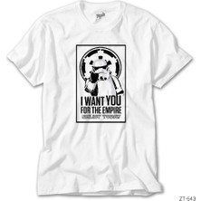 Z Zeplin Star Wars I Want You Beyaz Tişört