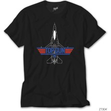 Z Zeplin Top Gun Air Siyah Tişört