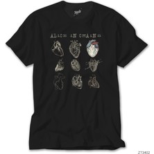 Z Zeplin Alice In Chains Heart Attack Siyah Tişört
