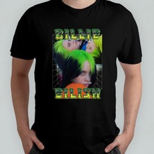 Pixxa Billie Eilish  Pamuklu Bisiklet Yaka T-Shirt Model 5