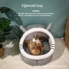 Quick Bura Kedi Yuvası, Dört Mevsim Evrensel Kedi Evi, Villa Ev, Yarı Kapalı Kedi Evi (Yurt Dışından)