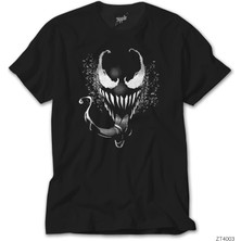 Z Zeplin Venom 2 Face Bw Siyah Tişört
