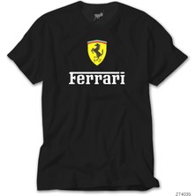 Z Zeplin Ferrari In Italy Siyah Tişört