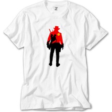 Z Zeplin Red Dead Redemption 2 Cowboy Beyaz Tişört