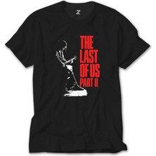 Z Zeplin The Last Of Us 2 Ellie Guitar Siyah Tişört