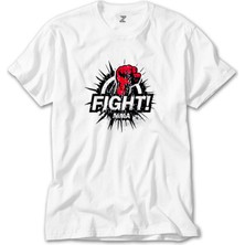 Z Zeplin Boxing Fight Mma Beyaz Tişört