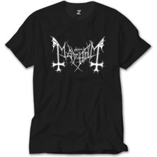 Z Zeplin Mayhem Logo Siyah Tişört