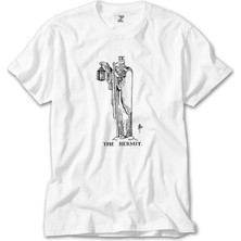 Z Zeplin LED Zeppelin The Hermit Beyaz Tişört