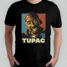 Pixxa Tupac 2pac  Pamuklu Bisiklet Yaka T-Shirt Model 5