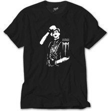 Z Zeplin Marilyn Manson Body Siyah Tişört