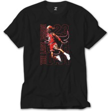 Z Zeplin Chicago Bulls The Last Dance Siyah Tişört