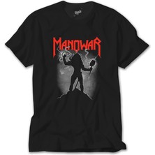 Z Zeplin Manowar Shadow Siyah Tişört